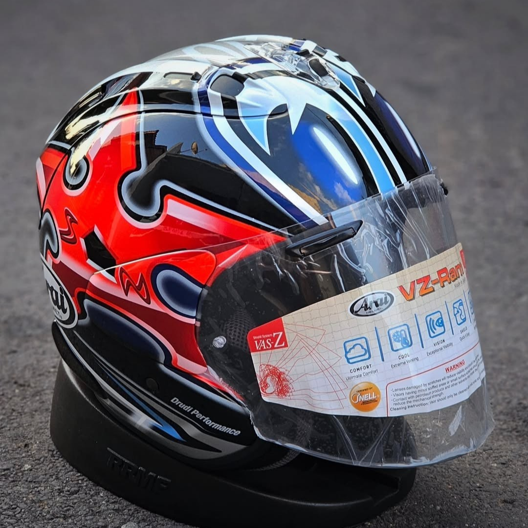 Arai Japan VZ-RAM Nakano Shuriken Silver Limited Edition Jet