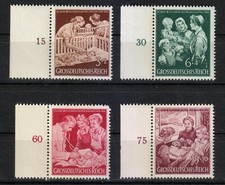 Allemagne 1944 MNH Mi 869-872 Sc B253-B256 Aide médicale "Mère et enfant" **
