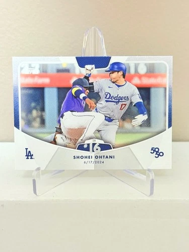 2024 Topps 50/50 Club Shohei Ohtani SB # 16 Card # 35—Los Angeles Dodgers
