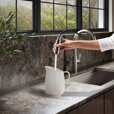 Kitchen Faucet Kohler Rodean Pull-Down Stainless Finish R38473-LVS