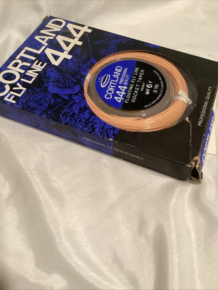 Cortland 444 Rocket Taper Embout D'évier WF6 F/S - Ligne De Pêche Mouche 35 Yards