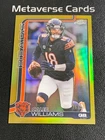 2025 Topps Chrome #52 Caleb Williams Gold Refractor 36/50 SP Bears