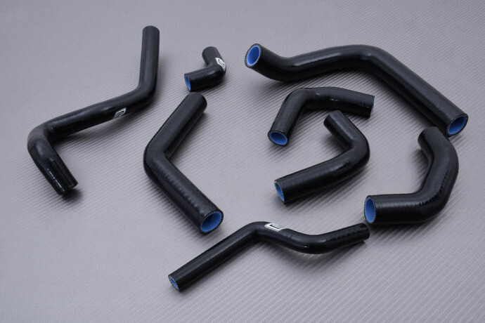 Durites de radiateur eau noir DUCATI SBK 998 H2 2002 2003 2004 moto - 2