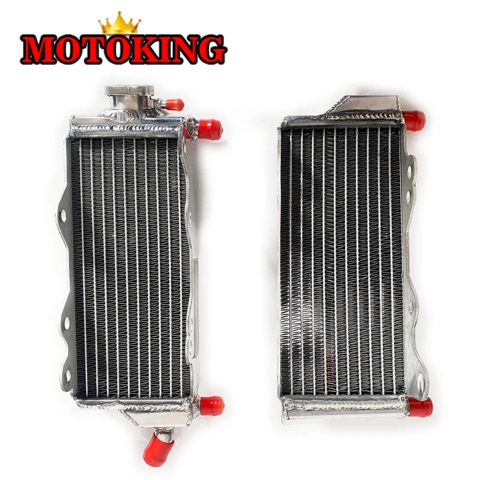 Radiador completo de aluminio para Honda CR250R CR 250R CR250 R 1992-1996 1995 1994 1993 Foto 2 de 4