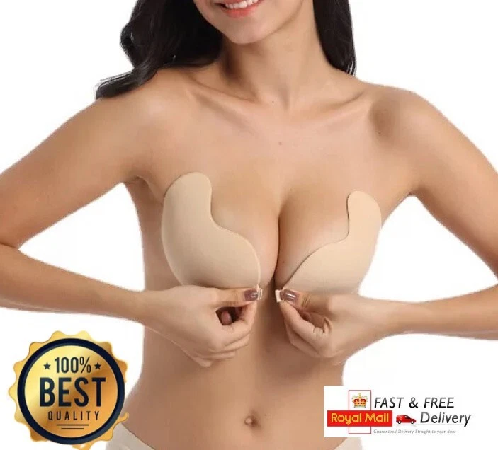 Women Bra Strap Push Up Sticky Strapless Backless Silicone