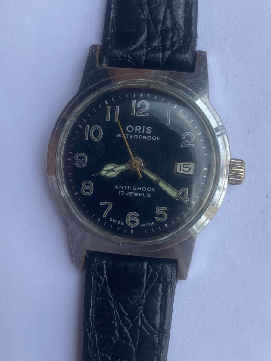 ORIS 手巻き時計 17 JEWELS シルバー/黒 s-l1200.jpg