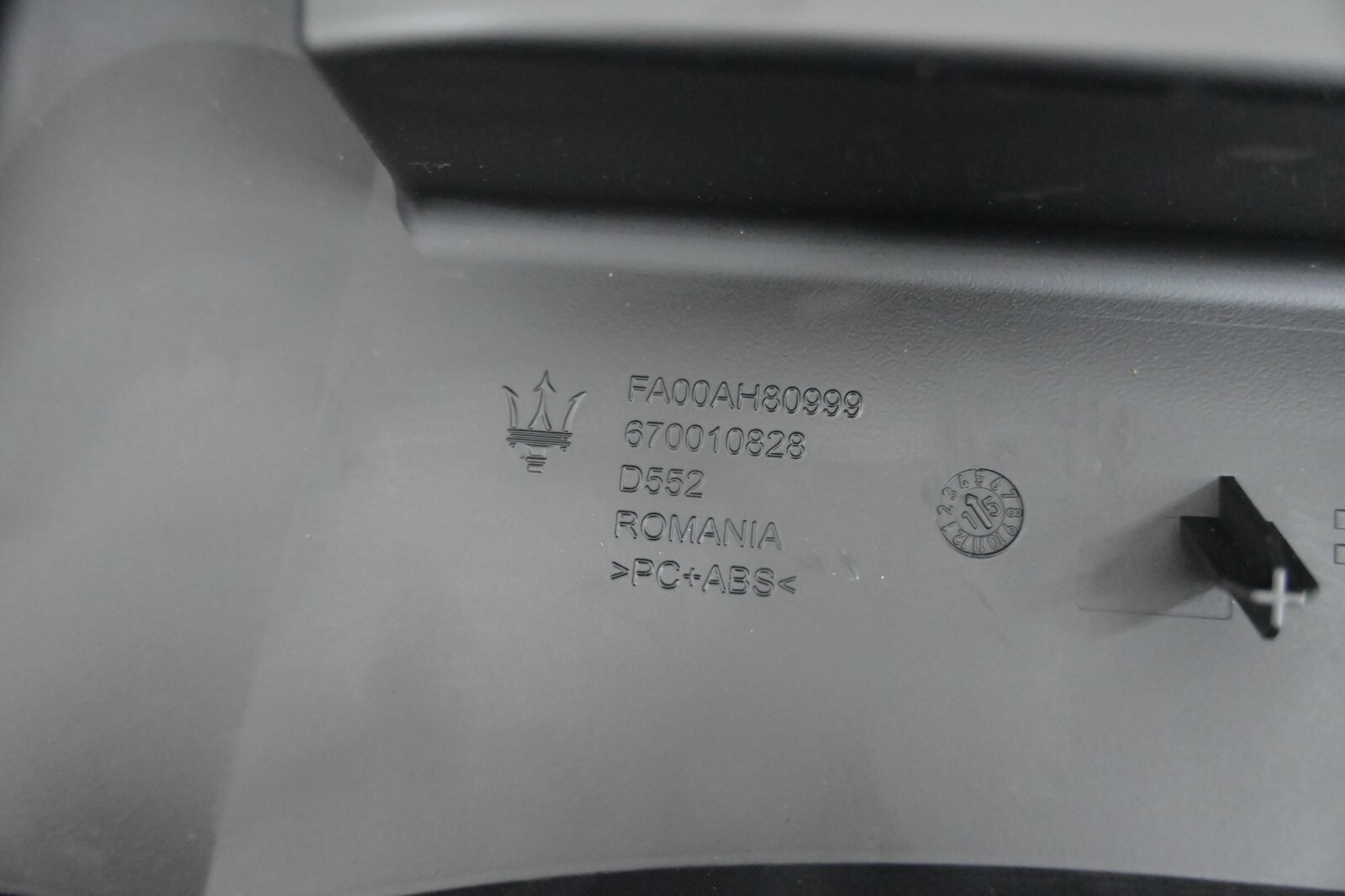 ⭐ 14-21 Maserati Ghibli Instrumental Dash Board Dome Cover Trim Leather Oem
