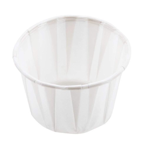 Paper Ramekin Sauce Pots Round Compostable Paper Souffle Cup Portion Pots - 4oz - Picture 7 of 12