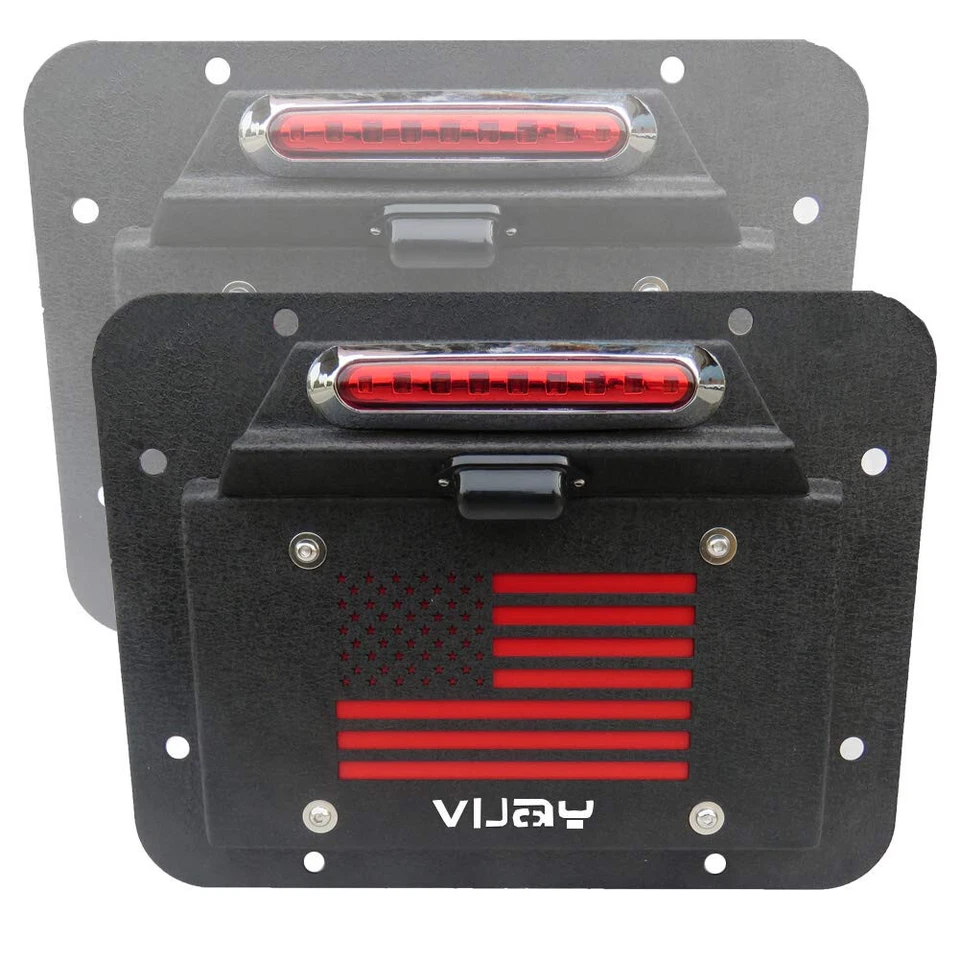 Fit 2007-2018 Jeep Wrangler JK丨JKULicense Plate Relocation Spare Tire Delete - Imagem 3 de 4