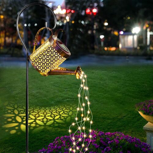 Solar Can Watering Garden Led Lights Outdoor Light String Waterproof Lamp Fairy