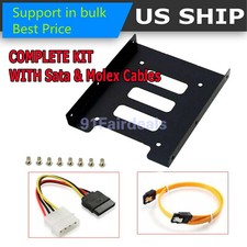 New 2.5" to 3.5" Adapter Bracket SSD HDD Hard Drive Mounting Tray Caddy Bay