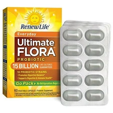 Renew Life - Ultimate Flora Probiotic Everyday - 15 billion - daily digestive an