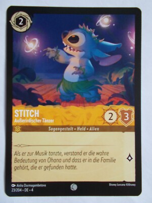 Disney Lorcana Karte Ursulas Rückkehr 23/204 STITCH