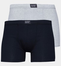 Levi s Mens Boxer Brief 2 Pack XL Underwear Light Grey Melange, Black.