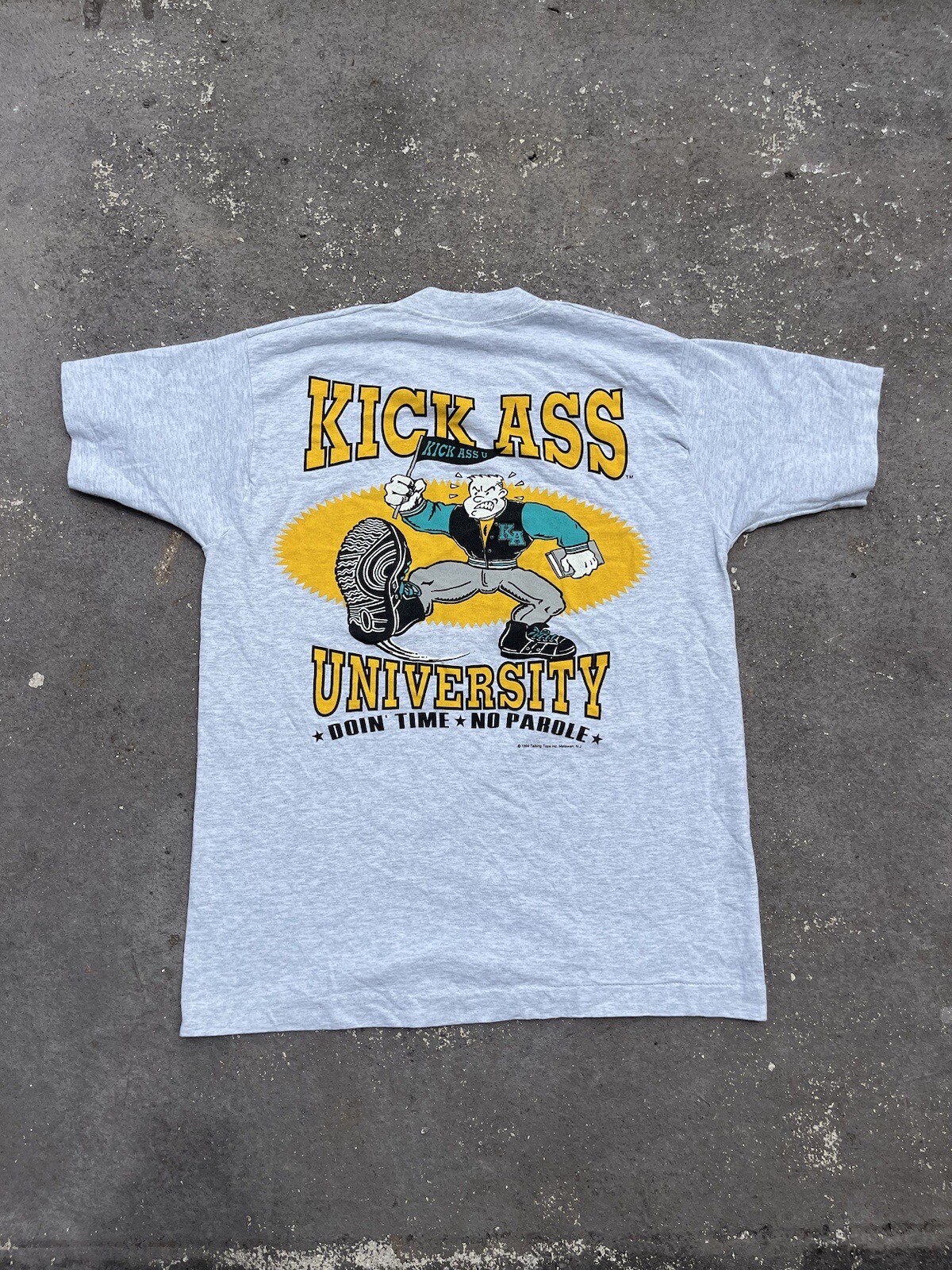 ALTRA T shirt Kick Ass University taglia M punto singolo nuovissima
