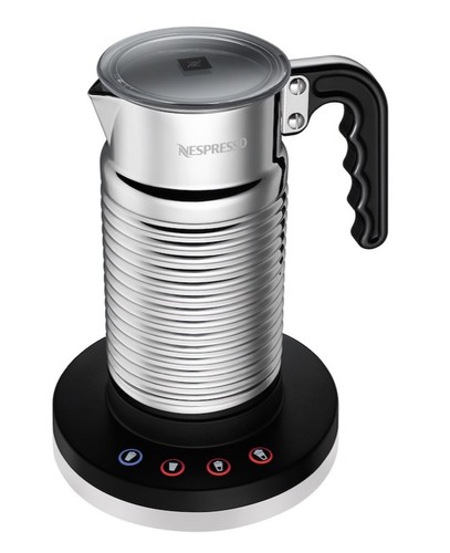 Nespresso Aeroccino 4 aparato para hacer espuma con la leche-Nuevo en Caja  Original De Plata Aeroccino 4 | eBay