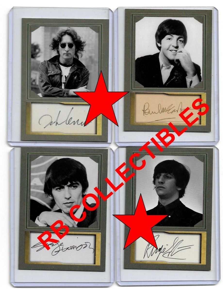 The Beatles - Photo Cards-Aotograph Edition (copy)-Set of 4 - In