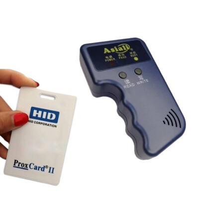 HID-Compatible 125kHz LF Card Copier - Includes 1 CR80 Thick Prox Card