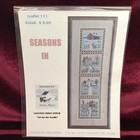 New ListingLinda Myers Seasons In Gloryland Cross Stitch Pattern New Squares Farmhouses