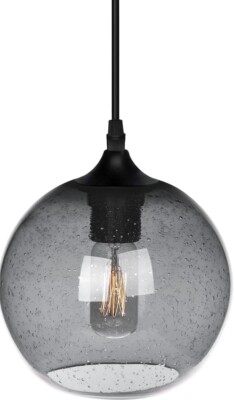 NATUMOIS Pendant Lights Kitchen Island Hand Blown Modern Glass Lighting Cei