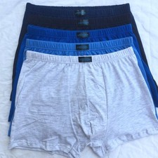5X Hommes Coton sous-Vêtement Souple Boxer Slip Short Caleçon Grande Taille