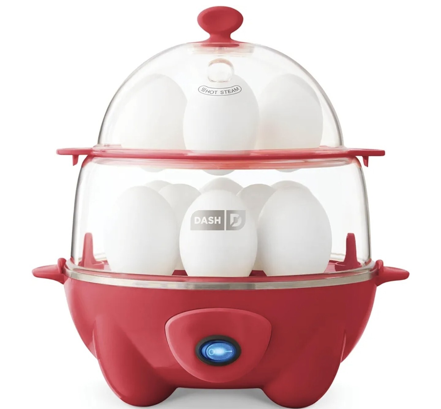 DASH Deluxe Rapid Egg Cooker for Boiled Poached Scrambled Omelets
