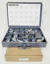 McMaster-Carr Black-Oxide Alloy Steel Set Screw Assortment 2100 Pcs, 92065A524