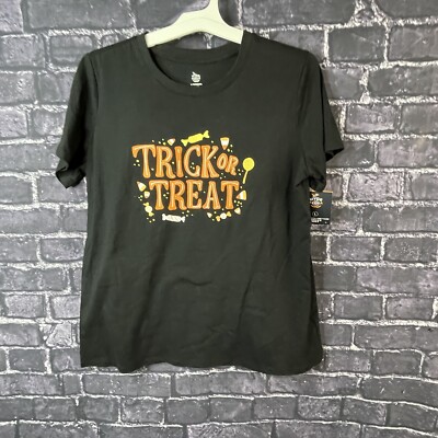 Hyde & Eek Women's X-Large Short Sleeve '' Trick Or Treat'' XL Candy T-Shirt