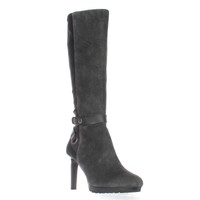 Tahari Guard Knee High Harness Boots - Charcoal/black, 9.5 Us on sale Tahari Guard Knee High Harness Boots - Charcoal/black, 9.5 Us on sale