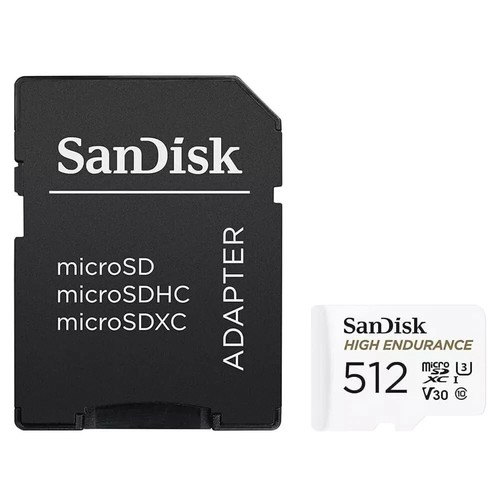 SanDisk 512GB High Endurance micro SDXC card IP Cams & Nextbase Dash Cams UK - Picture 3 of 6