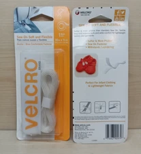 VELCRO BRAND SEW ON SOFT AND FLEXIBLE 1 roll 30IN X5/8"(PACK OF 2)