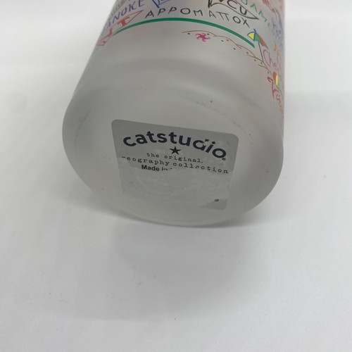 Catstudio Virginia Original Geography Collection Frosted Drinking Glass - Picture 6 of 7