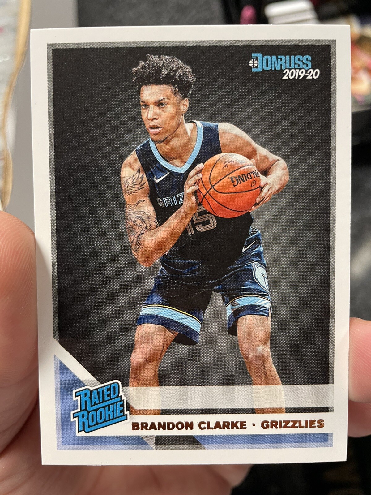 2019-20 Panini Donruss Rated Rookie #220 Brandon Clarke Memphis Grizzlies QTY!!!