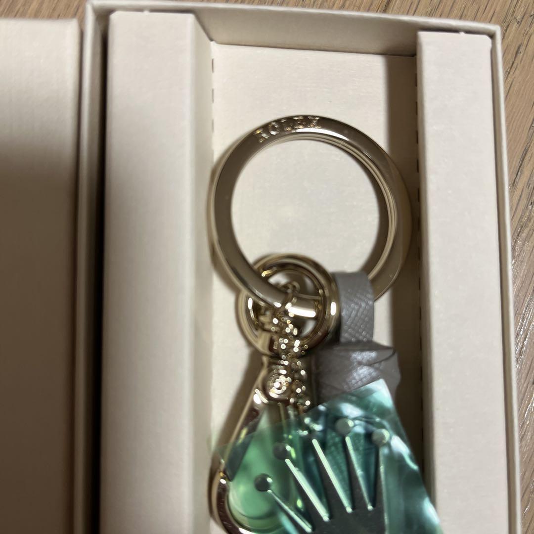 ROLEX キーホルダー イエロー グレー ROLEX key chain keyring yellow green gray bag charm