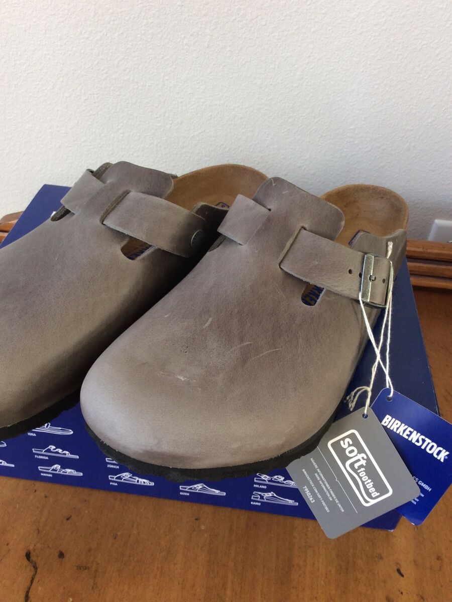 Birkenstock Boston Clogs Gray Size 43 / 10 Mens New with Box Birkenstock Boston Clogs Gray Size 43 / 10 Mens New with Box