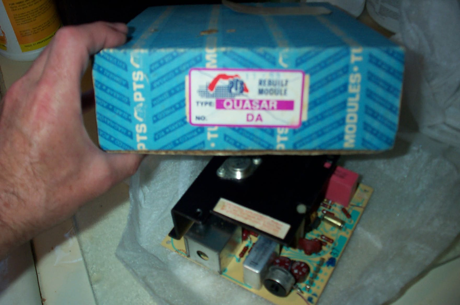 Quasar Motorola DA F Panel Color TV MODULE Works In A Drawer Vintage