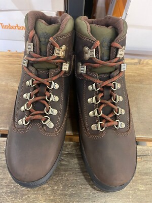 TIMBERLAND Men's Hommes Euro Hiker Mid Lace Boot Brown 95100 ALL
