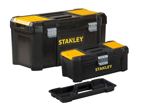 Stanley® Hand Tools Essential Toolbox Bonus Pack 32cm (12.1/2in) & 48cm (19in) - Picture 1 of 1