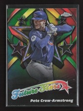 2025 Topps Chrome Logofractor #FS-8 Pete Crow-Armstrong Future Stars Refractor