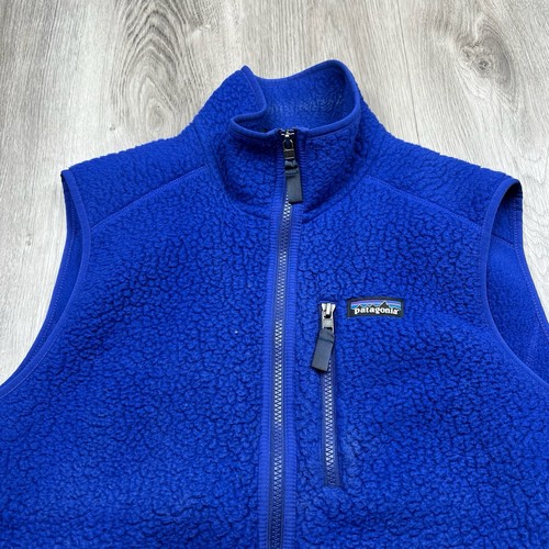 Patagonia Retro Pile Vest Mens Size L Large Blue - Picture 8 of 17