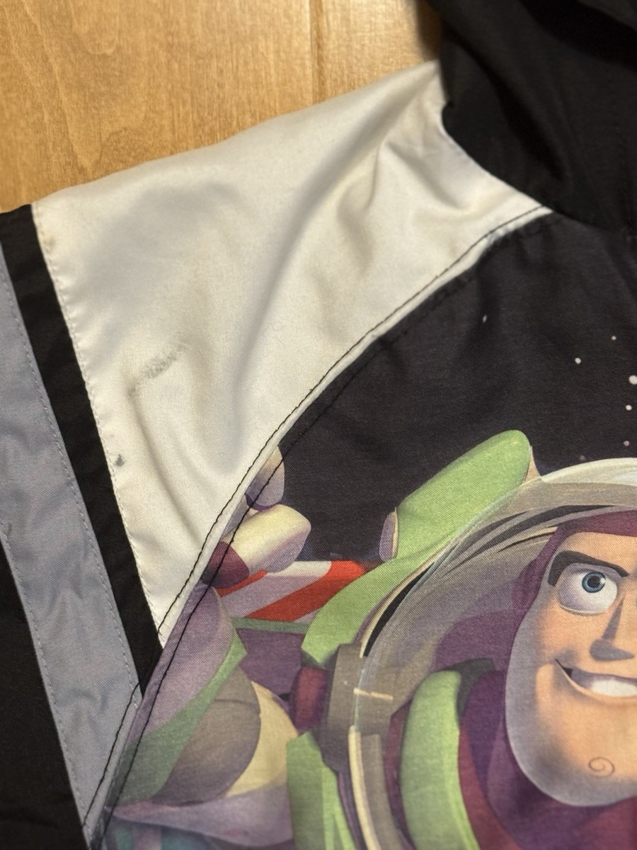 Vintage Disney Toy Story Buzz Lightyear Zip Up Windbreaker Hoodie