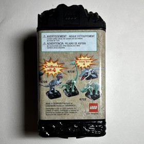 LEGO Dinosaurs 6721 Mosasaurus Complete 2001 Set w/ Original Canister