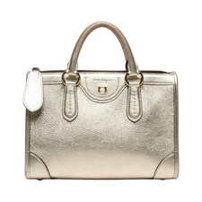 Salvatore Ferragamo 2 way Handbag Shoulder Bag Crossbody Gancini 21 0388 Women