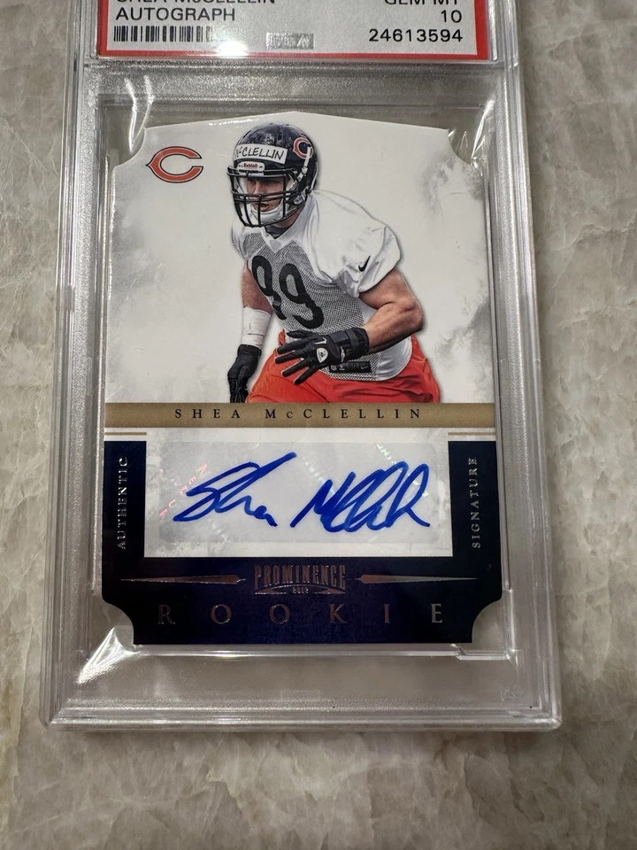 2012 Panini Prominence Shea McClellin Rookie RC Auto /199 #163 PSA 10 GEM MINT - Image 2 of 4