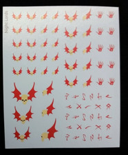 40K Night Lords Transfer Decals 1 Sheet Warhammer 40K Chaos Space Marines
