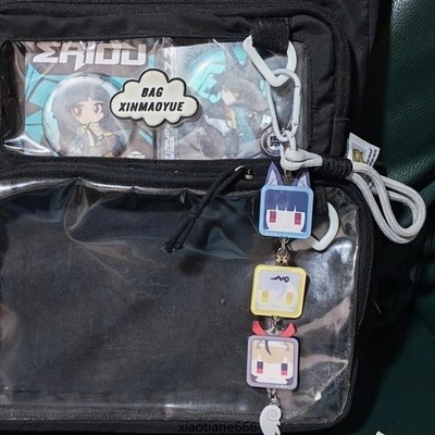 Zenless Zone Zero Lycaon Hoshimi Miyabi Bag Charm Acrylic Keychain Pendant 