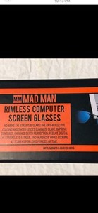 COMPUTER SCREEN RIMLESS GLASSES
