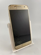 Samsung Galaxy S7 Gold 32GB 5.1" IP68 Android Smartphone Cracked Faulty #SF1