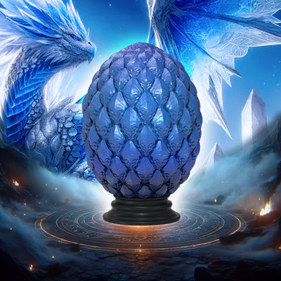 Stratation Design - Gemshard Dragon Egg Würfelbox - DnD/TTRPG/Rollenspiel/Wargame