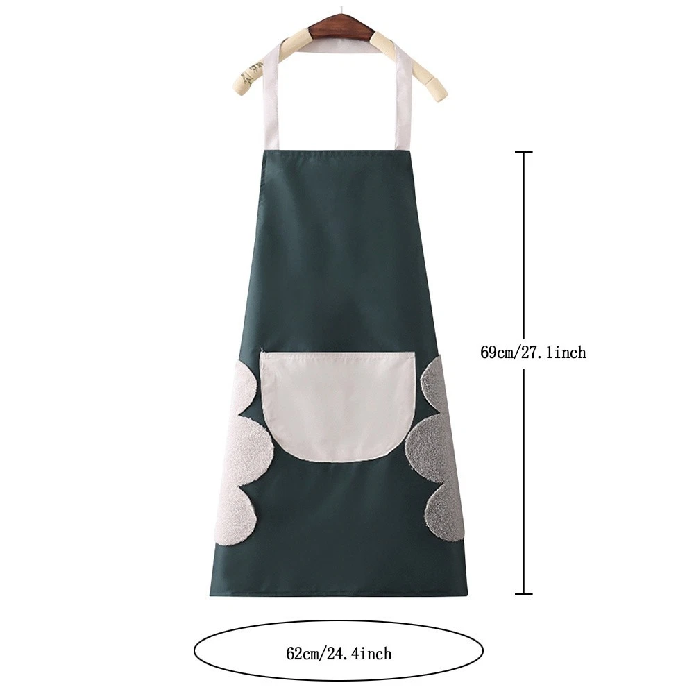 Chef Apron Kitchen Cooking Catering Butcher Unisex BBQ Apron Pocket - Picture 2 of 30